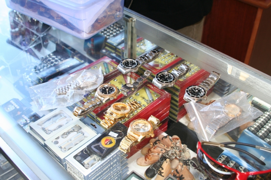 Counterfeit Watches Seized in 2009 by the Gresham, Oregon Police Department